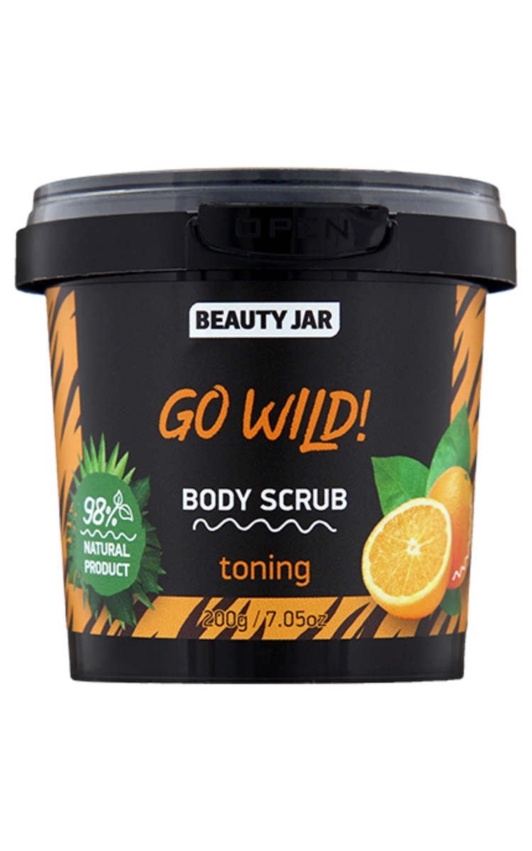 BEAUTY JAR BEAUTY JAR Go, Wild ķermeņa skrubis, 200g