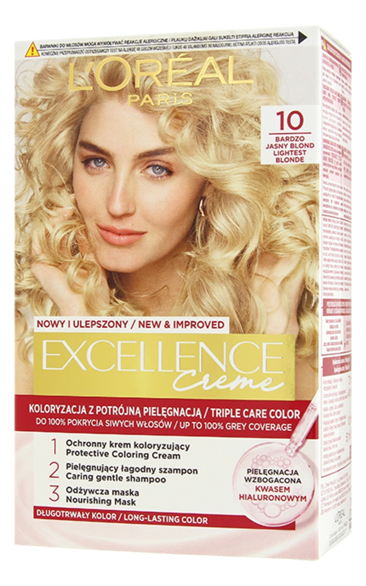 LOREAL EXCELLENCE EXCELLENCE Creme краска для волос 10 1 шт