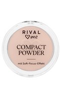 RIVAL LOVES ME Kompaktais pūderis, 03 Light Beige, 10g