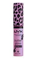  NYX PROFESSIONAL MAKEUP undefined NYX PROFESSIONAL MAKEUP Butter Gloss metālisks lūpu spīdums, Violet Vixen, 1gab.  