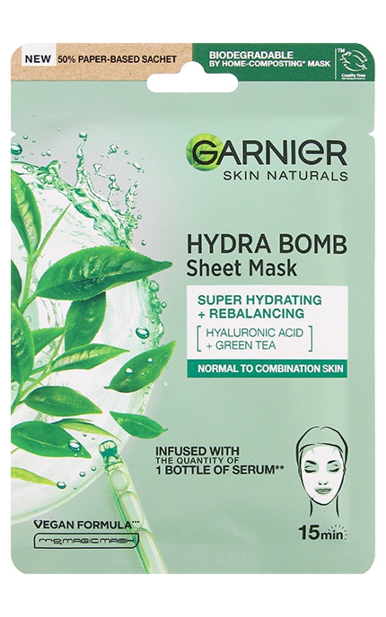 GARNIER GARNIER Hydra Bomb sejas maska, 28g 1 gab.