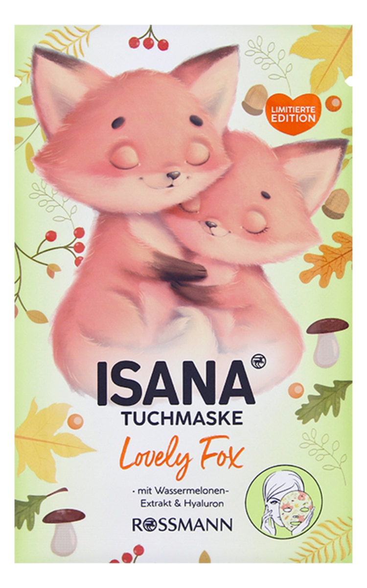 ISANA ISANA Lovely Fox sejas maska, 1gab. 1 gab.