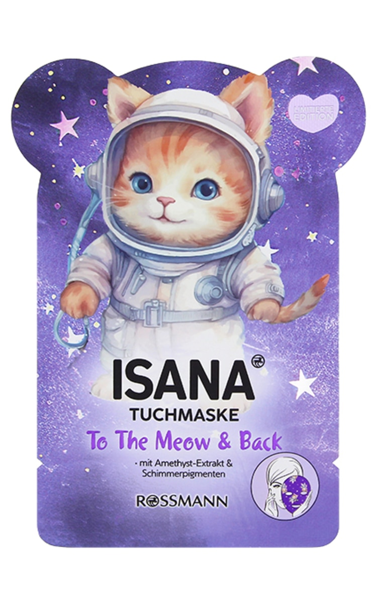 ISANA ISANA To The Meow & Back тканевая маска для лица, 1шт.