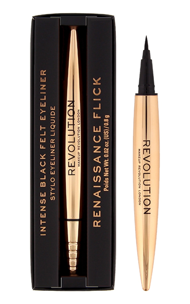 MAKE UP REVOLUTION MAKEUP REVOLUTION Renaissance Flick жидкая подводка для глаз, 0.8г Black