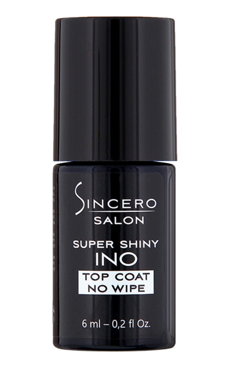 SINCERO SALON SINCERO SALON Super Shiny INO Top Coat верхнее гелевое покрытие для ногтей, 6мл 6 мл