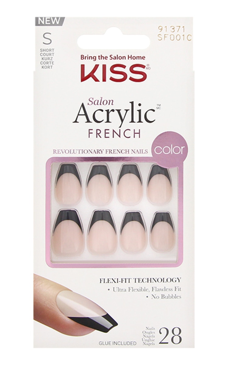 KISS KISS Acrylic French комплект накладных ногтей 1 шт