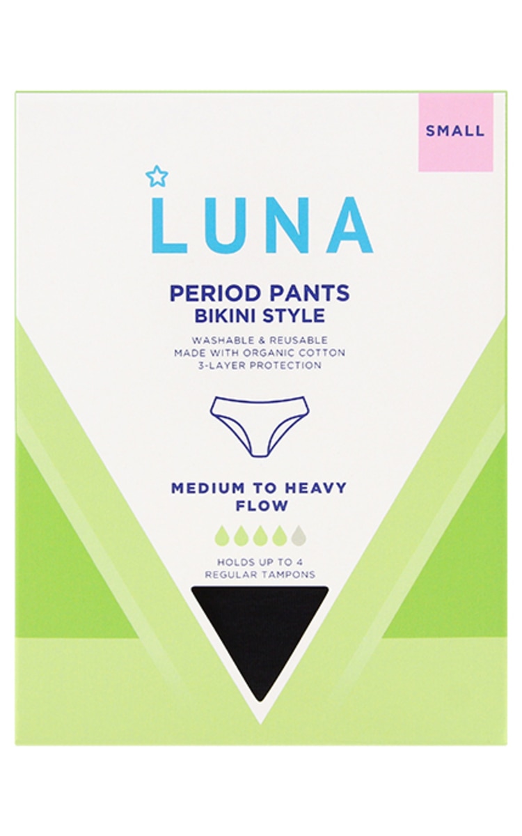 SUPERDRUG SUPERDRUG Luna menstruālās biksītes, Small, 1gab.
