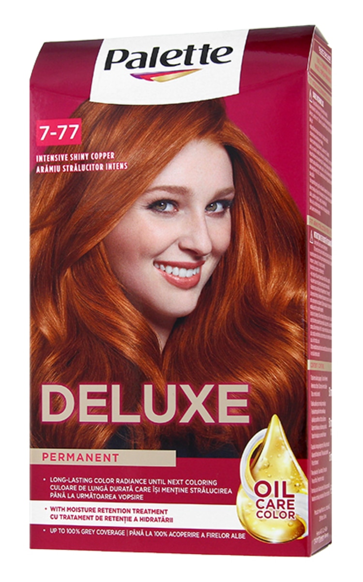 PALETTE DELUXE PALETTE Deluxe краска для волос, 7-77 (562) Intensive Shiny Copper 1 шт