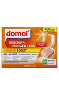  DOMOL undefined DOMOL All in One Orange Boost tabletes trauku mazgājamai mašīnai, 40gab.  