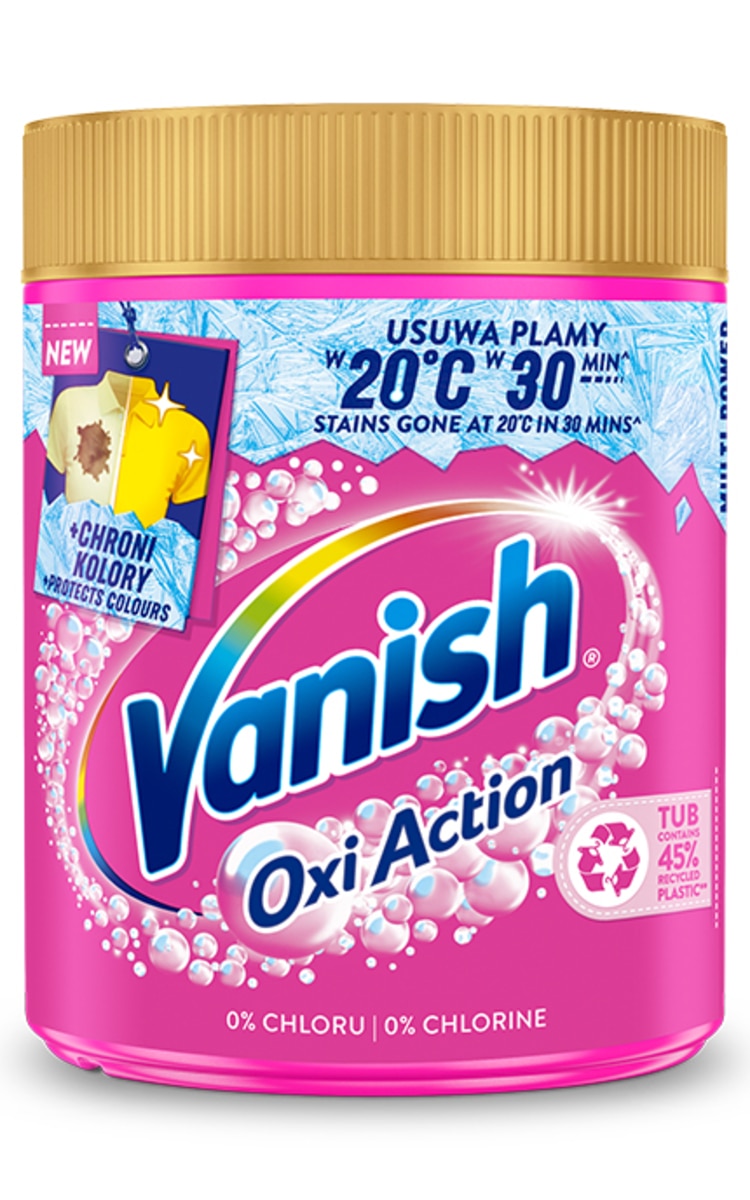 VANISH VANISH Oxi Action Pink пятновыводящий порошок, 470г 470 г