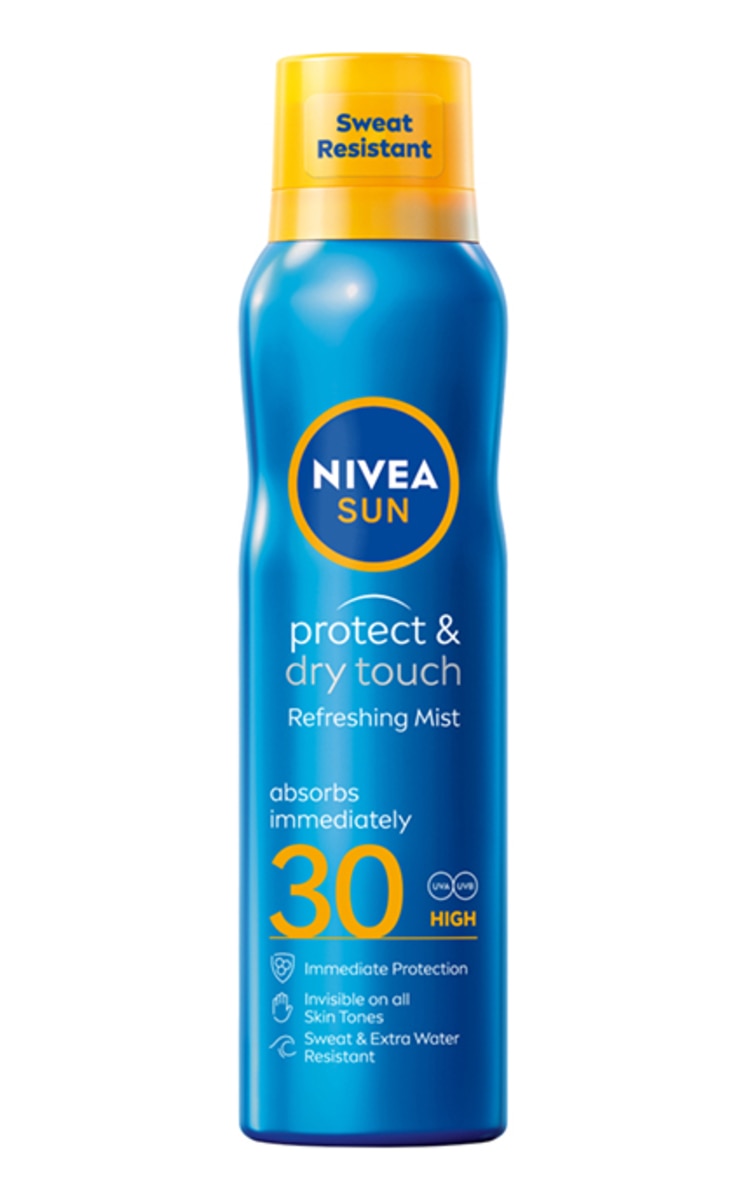 NIVEA NIVEA SUN Protect&Dry Touch SPF30 солнцезащитный аэрозольный спрей, 200мл 200 мл