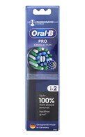 ORAL-B PRO Cross Action Black сменные насадки для электрической зубной щетки, 2шт.