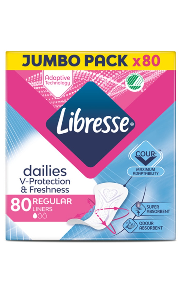 LIBRESSE LIBRESSE Dailies Fresh&Protect ikdienas ieliktnīši, 80gab. 80 gab.
