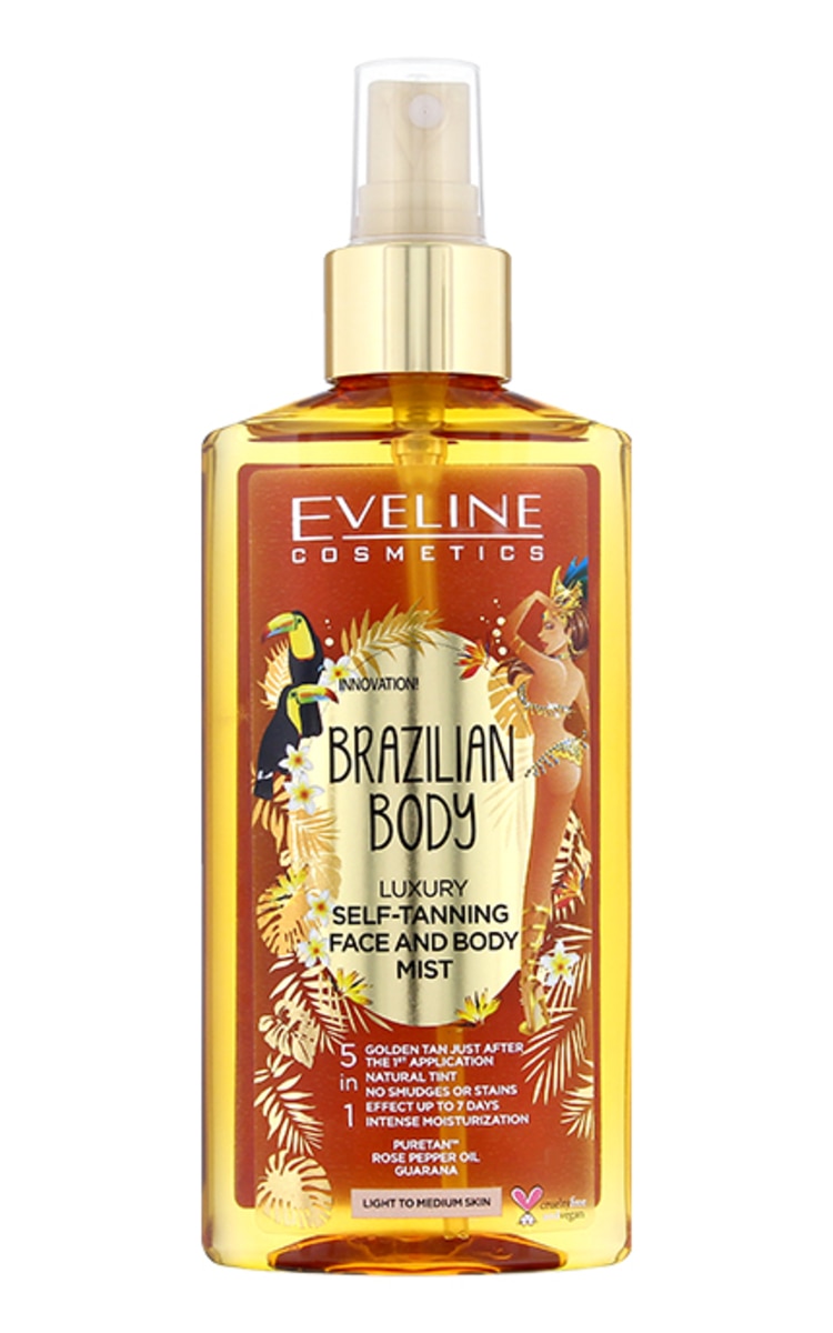 EVELINE EVELINE Brazilian Body izsmidzināms paštonējošs līdzeklis, 150ml 150 ml