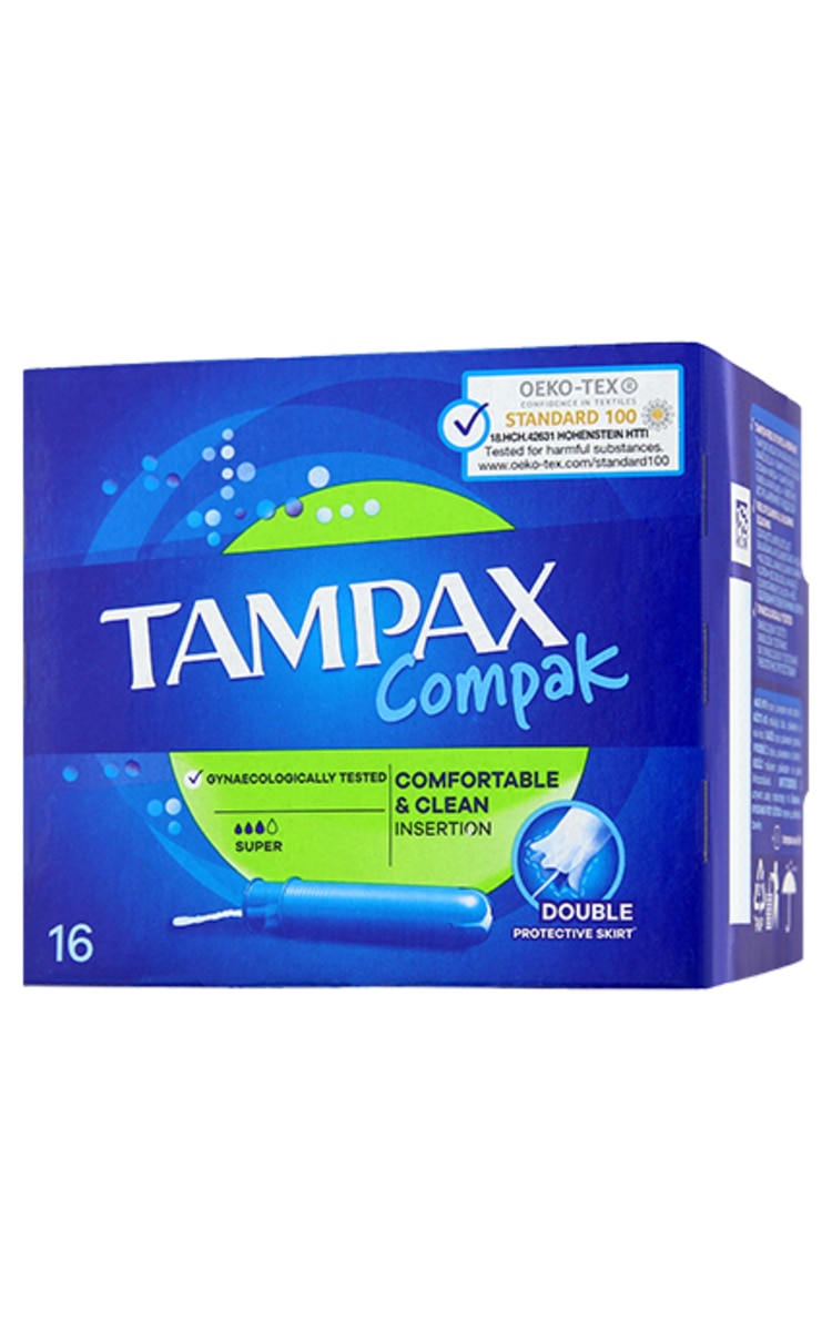 TAMPAX TAMPAX Compak Super тампоны, 16шт. 16 шт