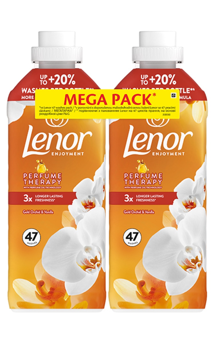 LENOR LENOR Gold Orchid&Vanilla смягчитель для белья, 2X987мл