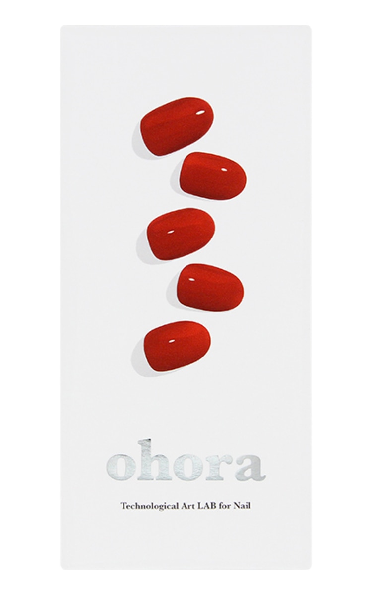 OHORA OHORA Semi Cured Gel Nail Strips (N Addict) набор гелевых наклеек для маникюра, 30 наклеек