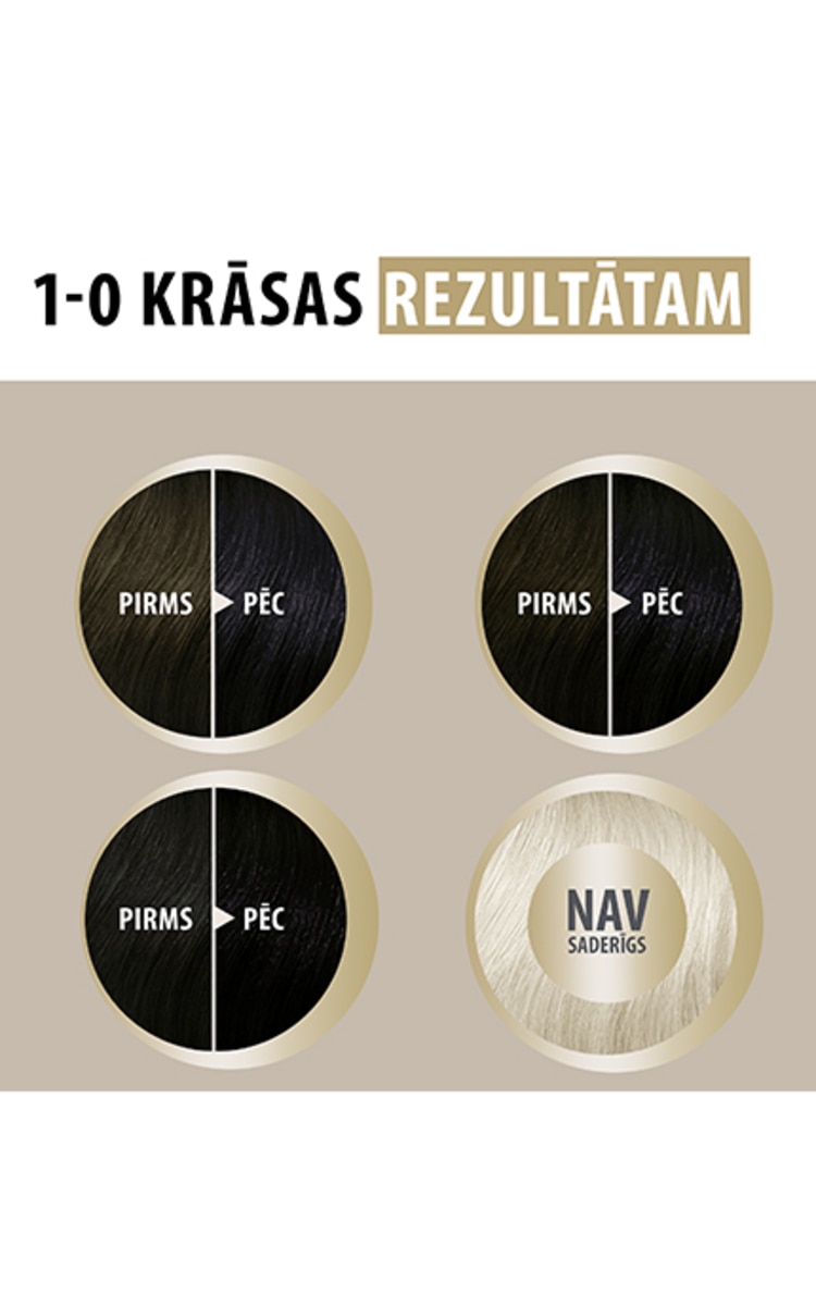 CRÈME SUPREME краска для волос, 1-0 Natural Black