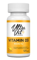  ULTRAVIT undefined ULTRAVIT Витамин D3 4000 IU, 120 мягких капсул  