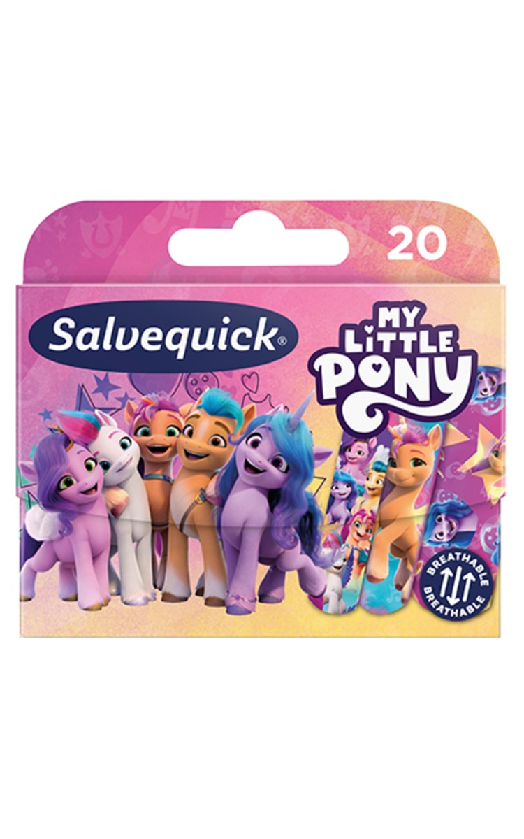 SALVEQUICK SALVEQUICK My Little Pony, 20 лейкопластыри 20 шт