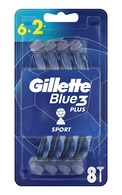 GILLETTE Blue3 vienreizējie vīriešu skuvekļi, 8gab.