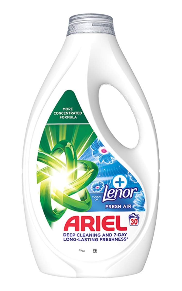 ARIEL ARIEL Fresh Air šķidrais veļas mazgāšanas līdzeklis, 1.35l