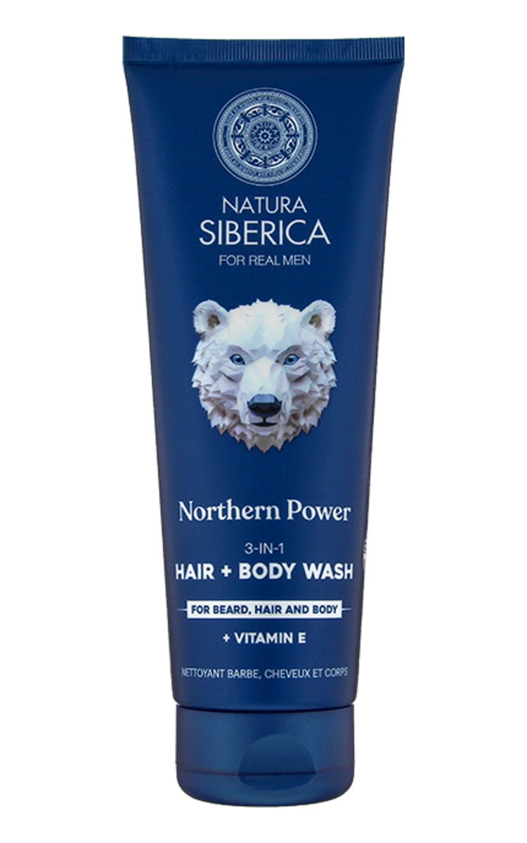 NATURA SIBERICA MEN NATURA SIBERICA MEN Средство 3in1 для бороды, волос и тела, 200мл