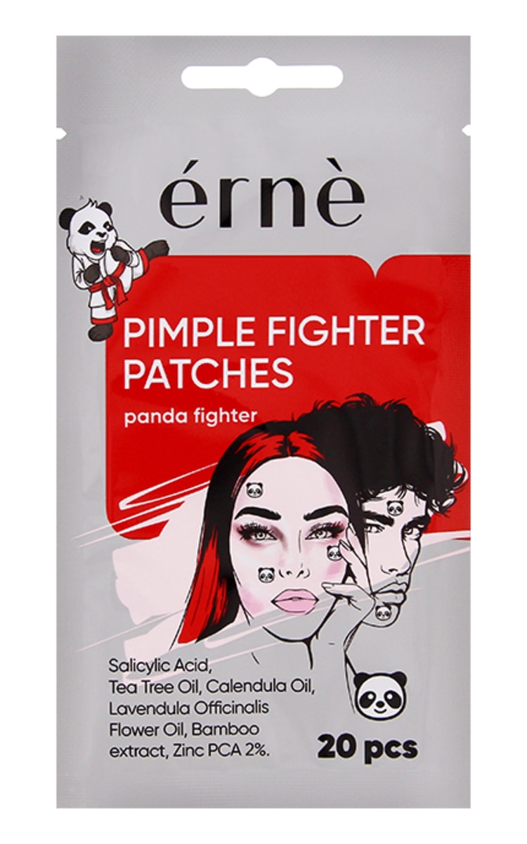 ERNE Panda Pimple Fighter Patches pūtīšu plāksteri, 20gab.