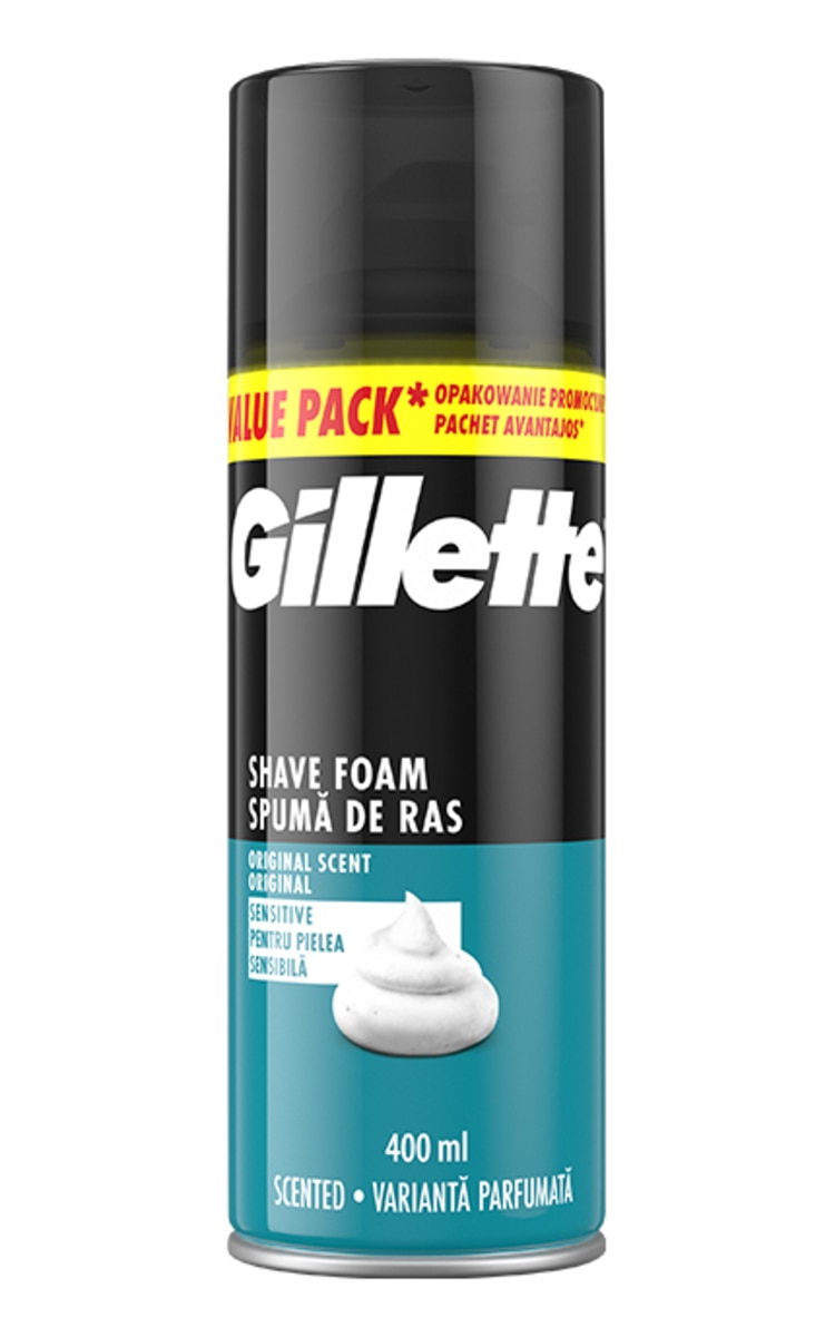 GILLETTE GILLETTE Series Sensitive skūšanās putas, 400ml