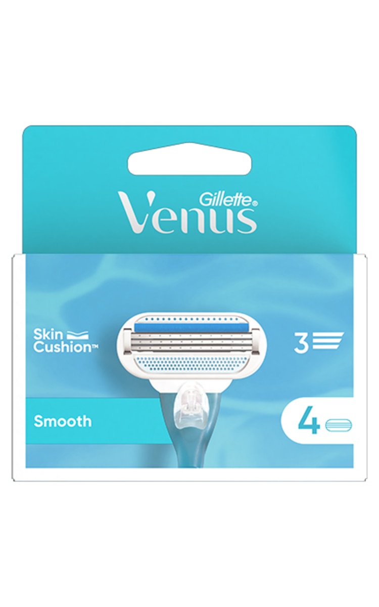 GILLETTE GILLETTE Venus Smooth skuvekļa kasetes, 4gab. 4 gab.