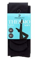 PRIORITY Thermo Soft 300den колготки, Black, L/XL