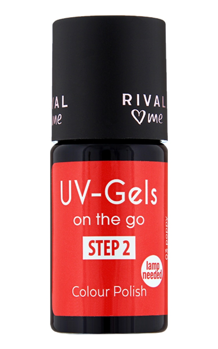 RIVAL LOVES ME RIVAL LOVES ME UV-Gels On The Go Step2 gela laka, 03-poppy, 8ml poppy