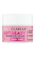 CLARESA Soft&Easy Builder Gel UV/LED гель для наращивания ногтей, Baby Pink, 12г