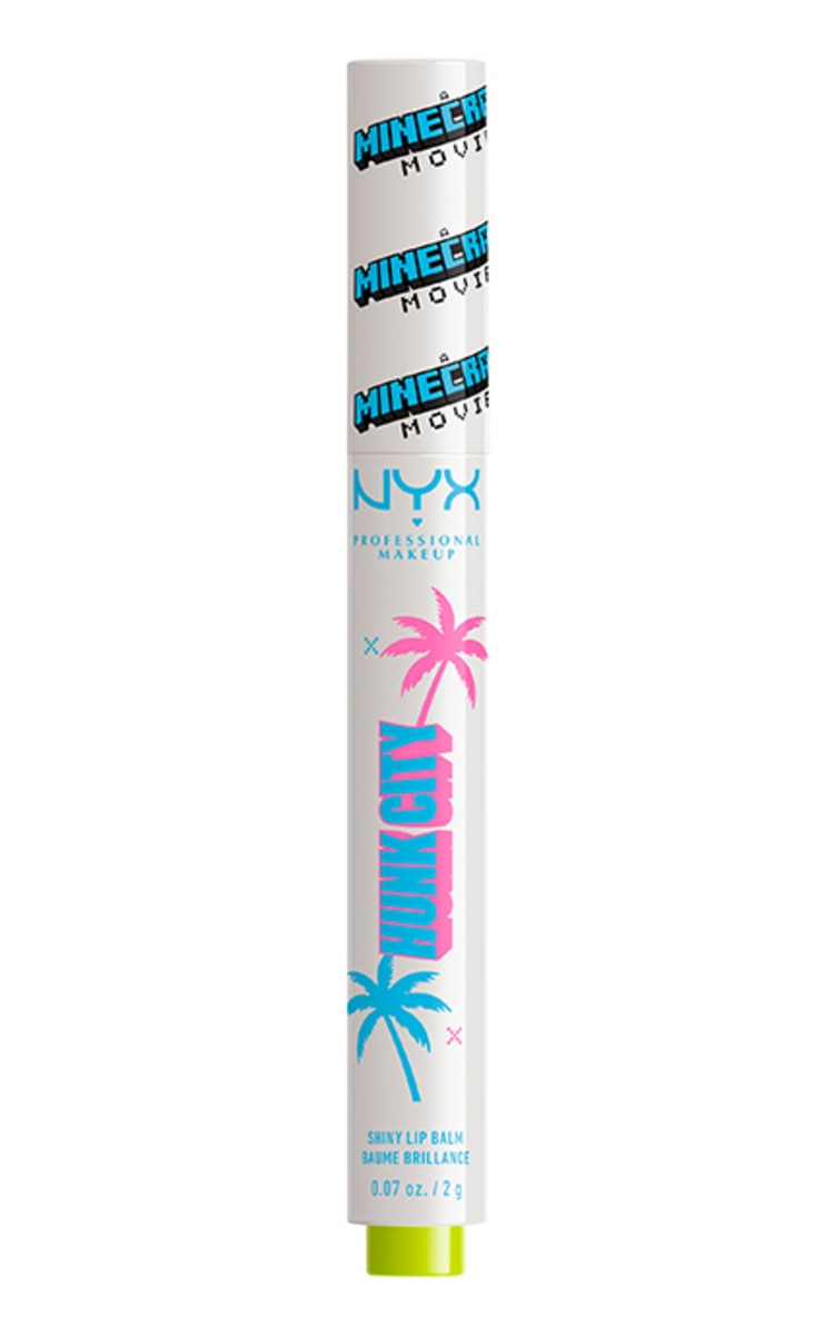 NYX PROFESSIONAL MAKEUP NYX PROFESSIONAL MAKEUP A Minecraft Movie Fat Oil Slick Click бальзам для губ, Hunk City, 1шт. Hunk City