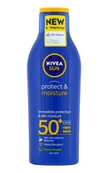  NIVEA undefined NIVEA SUN Protect&Moisture SPF50+ увлажняющий лосьон для защиты от солнца, 200мл 