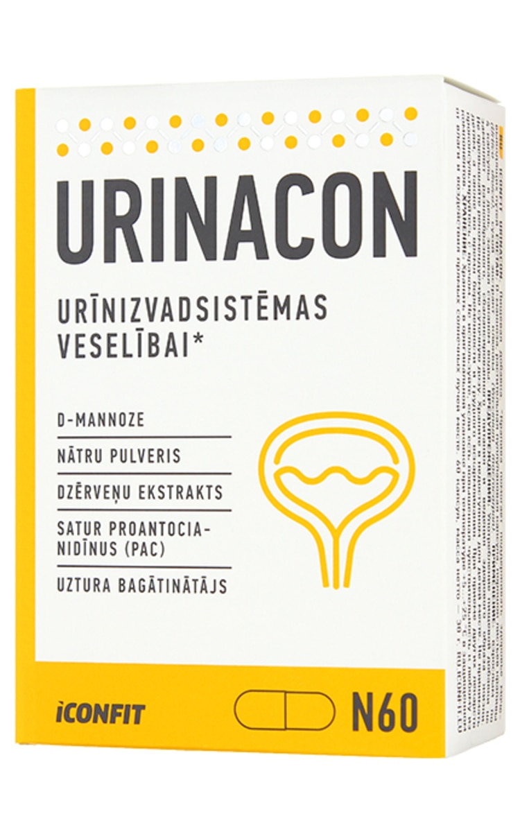 ICONFIT ICONFIT Urinacon urīnizvadsistēmas veselībai, N60, 60 kapsulas