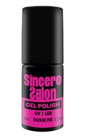 SINCERO SALON LED/UV gela laka, 852 Shocking Pink, 6ml