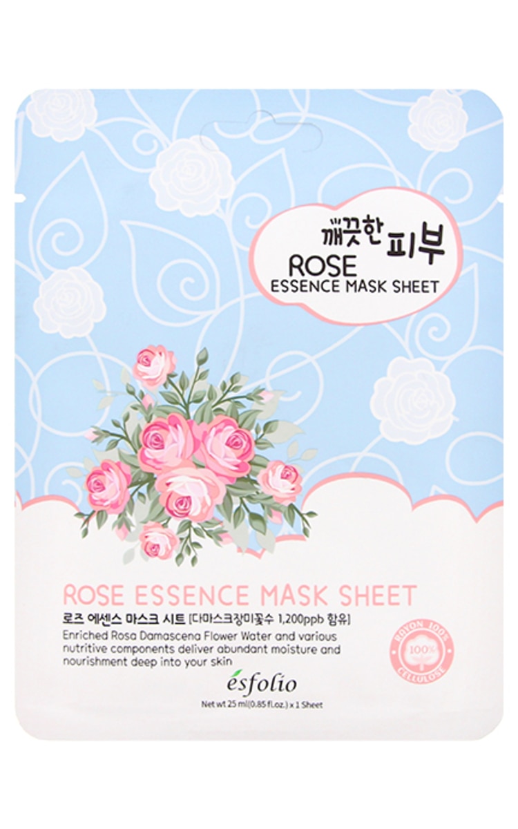 ESFOLIO ESFOLIO Rose Essence auduma maska sejai, 25ml 1 gab.