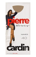 PIERRE CARDIN Nimes 40den pusgarās zeķes, Visone, 1 pāris