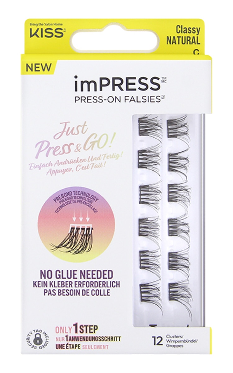 KISS KISS imPress Press-On Falsies набор накладных ресниц, 12шт