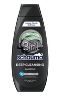  SCHAUMA undefined SCHAUMA MEN Deep Cleansing 3in1 šampūns matiem, sejai un ķermenim vīriešiem, 400ml  