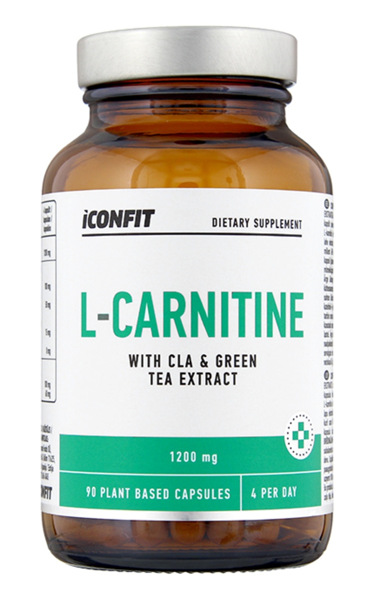 ICONFIT ICONFIT L-Carnitine пищевая добавка, N90, 90 капсул