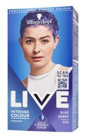 LIVE Intense Colour permanenta matu krāsa, Ultra Brights 59 BlueBerry