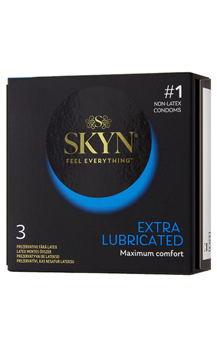 LIFE STYLES LIFESTYLES Skyn Extra lubricated prezervatīvi, 3gab. 3 gab.