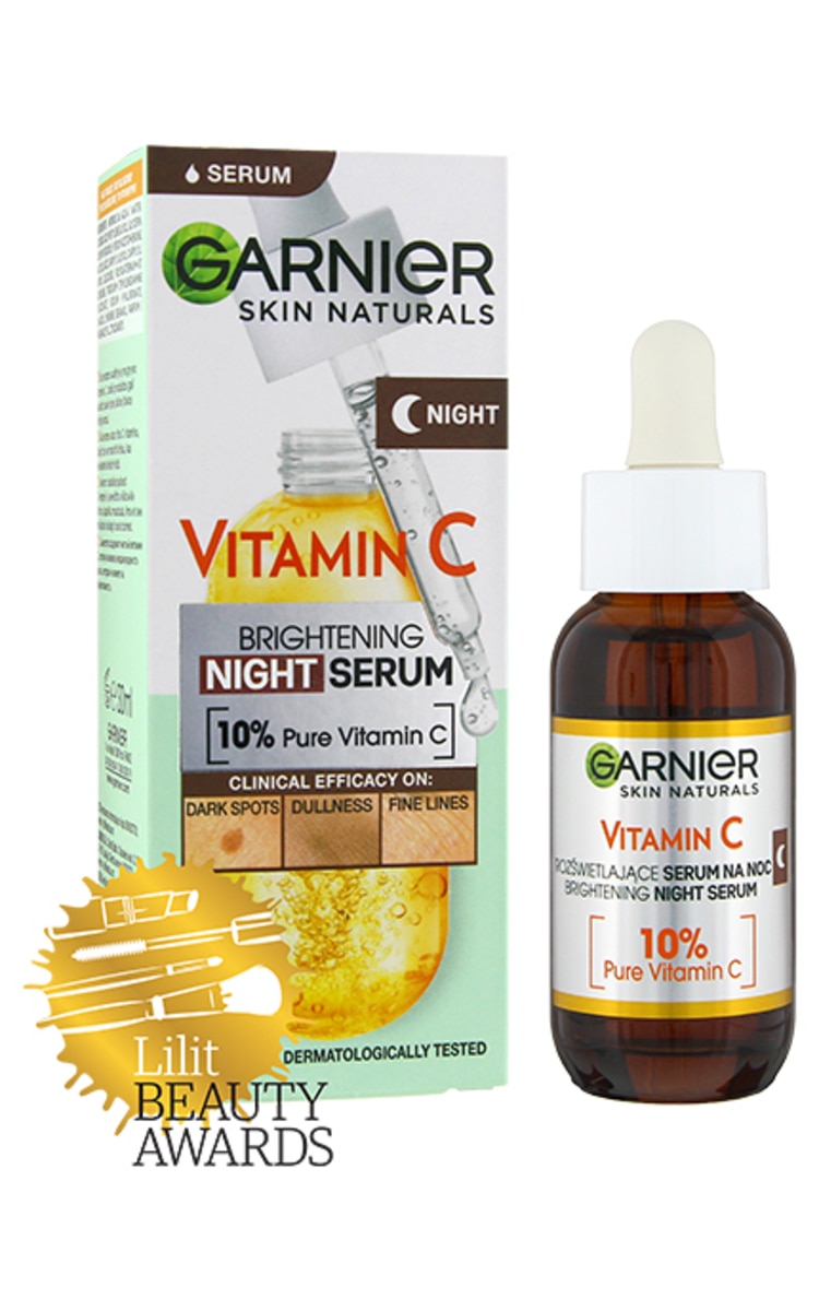 GARNIER GARNIER Vitamin C nakts serums ar 10% tīru C vitamīnu, 30ml 30 ml