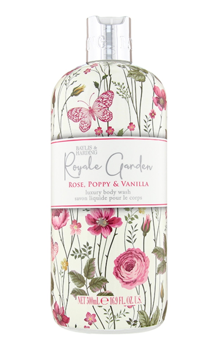 BAYLIS&HARDING BAYLIS&HARDING Rose,Poppy&Vanilla dušas želeja, 500ml 500 ml