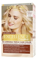 EXCELLENCE Nudes cтойкая краска для волос 10U, Universal Lightest Blonde