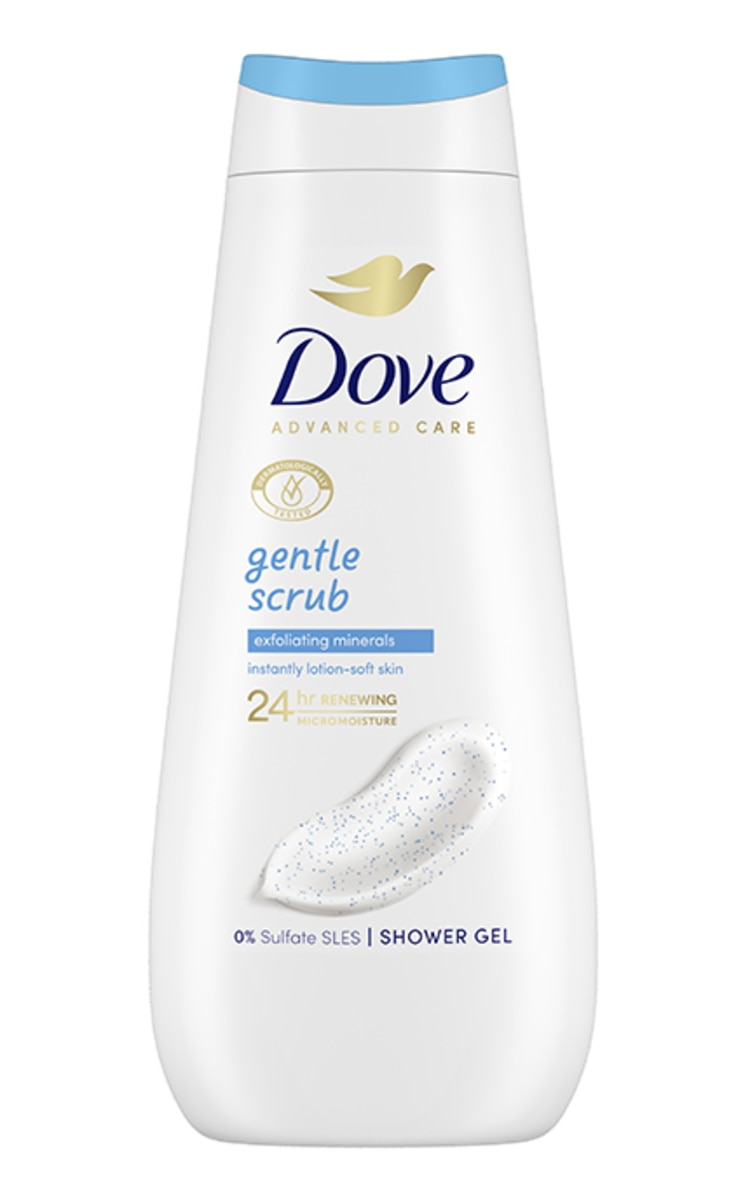 DOVE DOVE Gentle Scrub dušas želeja ar pīlinga minerāliem, 400ml 400 ml