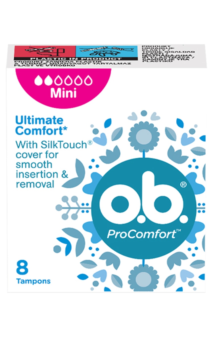 O.B. O.B. ProComfort Mini тампоны, 8шт. 8 шт