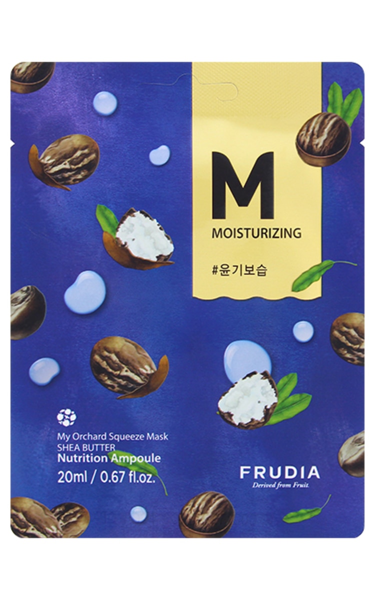 FRUDIA FRUDIA My Orchard Moisturizing mitrinoša sejas maska ar šī sviestu, 1gab.